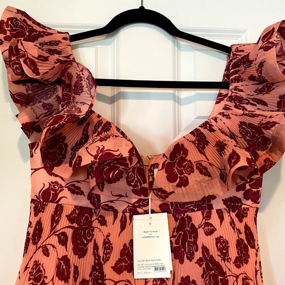 NWT Zimmermann Lovestruck Mini Ruffle Mini Dress - Picture 6 of 7